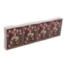 SET OF 4 CHRISTMAS TREE ORNAMENTS - CANDY CANE 7.5 X 6.5 CM pack=12 sets
