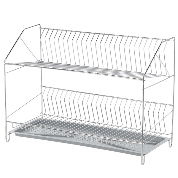 DRAINER FOR PLATES 2 LEVEL 50CM.CHROME