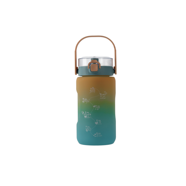 WATER BOTTLE 1500 ML GREEN OMBRE