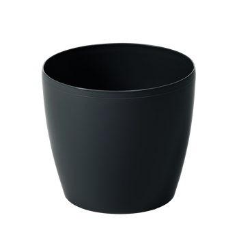 MAGNOLIA POT COVER 210 MM BLACK