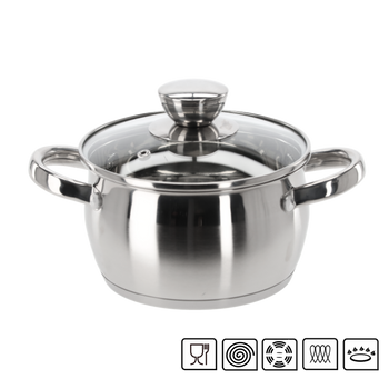 GARNEK NIERDZEWNY Z POKRYWĄ 1,5 L 16 CM BELLY *3110