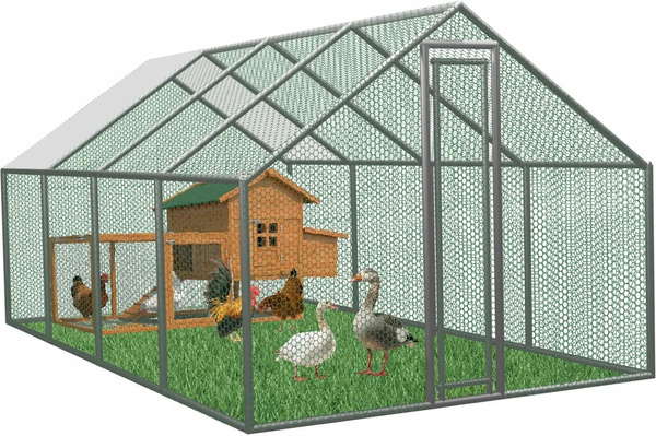 3X6M CHICKEN COOP (TRIANGLE TOP)