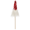 CHRISTMAS GNOME ON A STICK 7 x 3 x 24 CM MIX COLORS