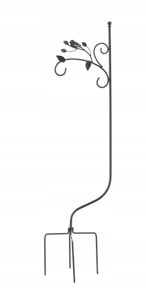 STOJAK NA RASTLINY 122 CM MIX VZOROV ČIERNY disp=8ks *5523