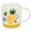 Porcelánový hrnček ANANÁS/POMARANČ 365ML balenie=12ks *6196