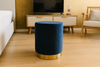 ROUND POUF 28 X 42 CM CREAM