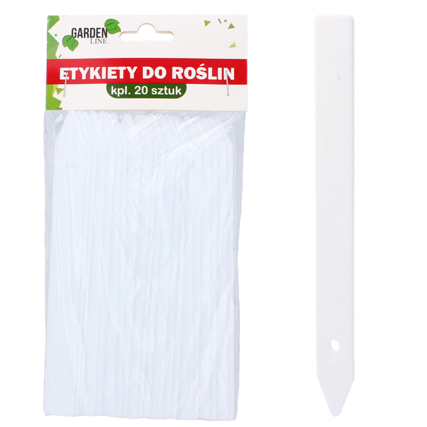 KPL. 20 ETYKIET DO ROŚLIN 13 x 1,6 CM opak=24kpl *8181
