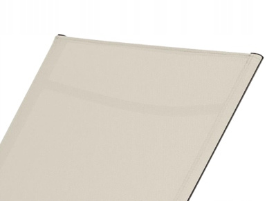 LEŻAK OGRODOWY 195x63x90cm BEŻOWY *0692