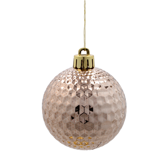 KPL. 6 BOMBEK 6 CM GRANATOWY / BEŻOWE ZŁOTO *3900