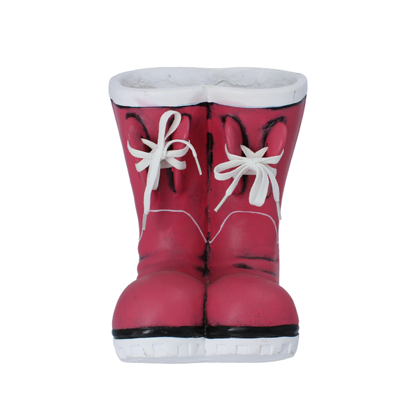 GARDEN POT – PINK WELLINGTON BOOTS 24 X 20 X 25 CM