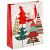 CHRISTMAS GIFT BAG PINK 26 x 32 x 10 CM