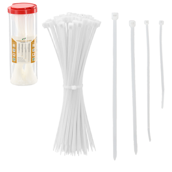 SET OF 450 CABLE TIES IN TUBE MIXED DESIGNS