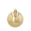 SET OF 4 BAUBLES 8 CM RED/GOLD/SILVER