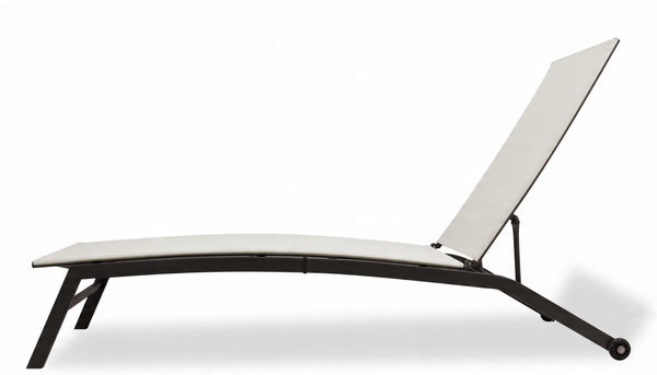 GARDEN LOUNGER 195X63X90CM BEIGE