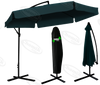 PARASOL DE GRĂDINĂ 3 M VERDE "BANANA" CU HUSĂ *2859