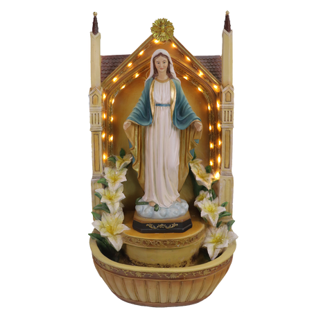 FONTÁNA SV. MÁRIE 24 X 20 X 48 CM LED *2091