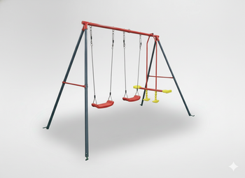 HUŚTAWKA OGRODOWA (METALOWY STELAŻ + 2 HUŚTAWKI + BUJAK) 290 x 180 x 200 CM pol_il_HUSTAWKA-OGRODOWA-METALOWY-STELAZ-2-HUSTAWKI-BUJAK-290-x-180-x-200-CM-2357