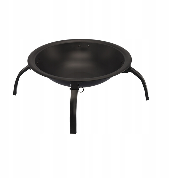 GARDEN FIRE PIT WITH COVER AND POKER 56 x 56 x 39,5 CM