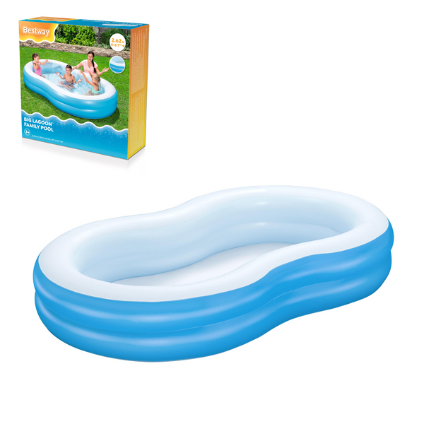 Piscină gonflabilă pentru grădină 262cm x 157cm x 46cm *3217