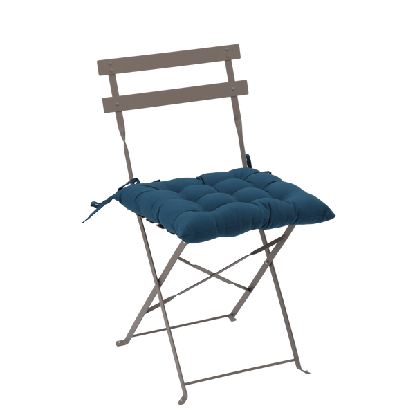 PODUSZKA NA KRZESŁO 40 x 40 x 6 CM NIEBIESKA