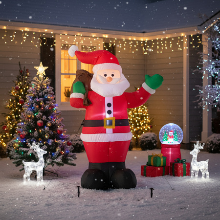 INFLATABLE SANTA CLAUS LED 180 CM