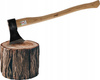 DŘEVAŘSKÁ SEKERA 1500 GR S DŘEVĚNOU RUKOVETÍ 80 CM *4205
