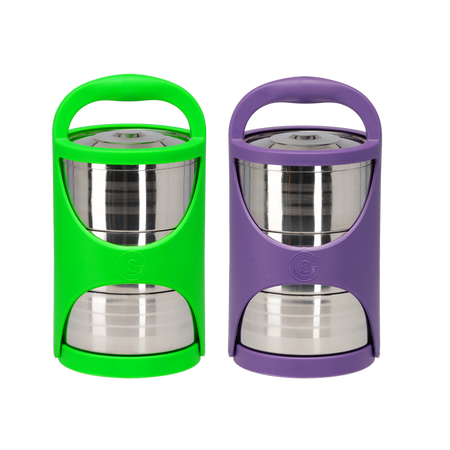 3-PIECE STAINLESS STEEL MESS TIN 14.5 X 23 CM