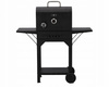 CHARCOAL GRILL WITH COVER GRATE AND WHEELS