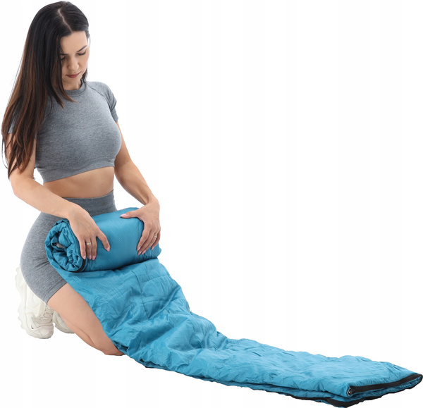 TOURIST SLEEPING BAG 220 x 75 CM DARK BLUE
