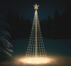 LED CONE CHRISTMAS TREE WITH STAR 3M 458L WARM WHITE IP44