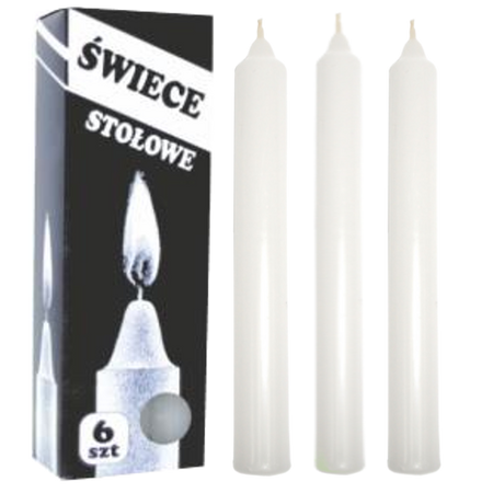 CANDLE DE MASĂ A6 ALBE *0015*8760*1384*7281