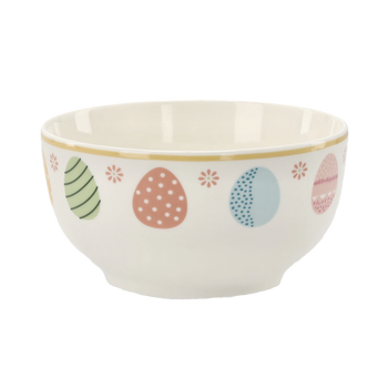 MISECZKA PORCELANOWA 500 ML KOLOROWE JAJKA opak=6szt *7802