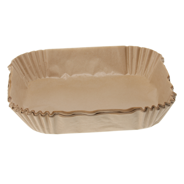 SET 50 ÎNLOCURI PENTRU FRITEUZE FĂRĂ ULEI PENTRU HâRTIE PATRATĂ 20 X 4,5 CM *2572