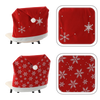 CHRISTMAS CHAIR COVER - SNOWFLAKES MIX DESIGNS