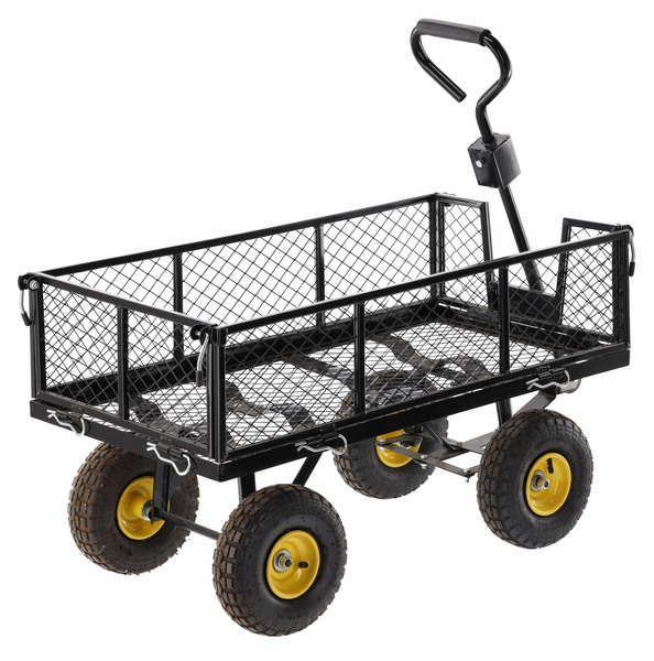 WÓZEK OGRODOWY DWUFUNKCYJNY CZARNY *6858