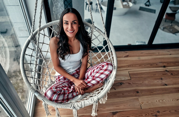 HANGING CHAIR - STORK'S NEST 80x60x120cm *2696