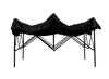 TRADE TENT 3 X 3 M BLACK