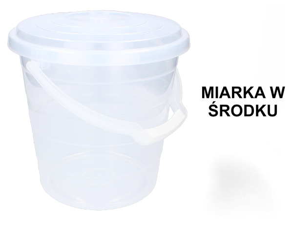 10 LT CLEAR WATER BUCKET