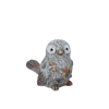 GARDEN FIGURINE - BIRD WITH GLOWING EYES 17 x 12 x 15 CM LED pack=4 pcs