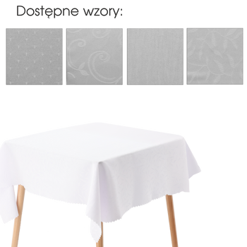 OBRUS BIAŁY 140*220 CM OPAK. 1 SZT *4938