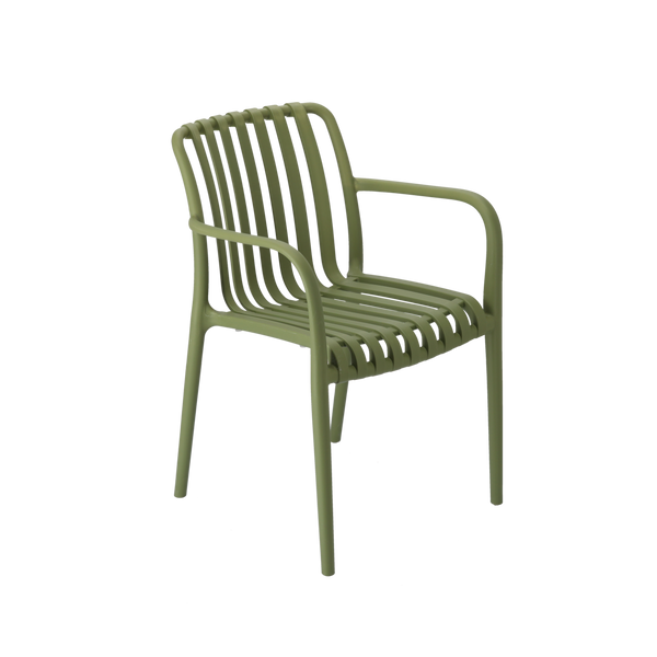 ZÁHRADNÁ STOLIČKA 45.5 x 57 x 45 / 81 CM ZELENÁ *8670