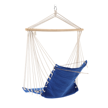 HAMAC - BALANSOAR - SCAUNUL BRAZILIAN PENDUL 60x120x130cm ALBASTRU ÎNTUNECAT *3388