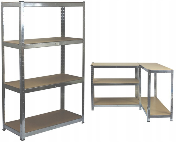 REGAŁ 4-POZIOMOWY 150 x 70 x 30 CM  UDŹWIG PÓŁKI: 150 KG *7792