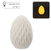 Ceramic egg with LED
