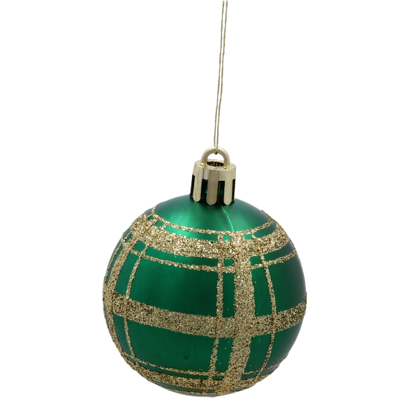 24 CHRISTMAS ORNAMENTS - MIX