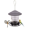 HANGING PLASTIC BIRD FEEDER 16.5 X 16.5 X 19 CM
