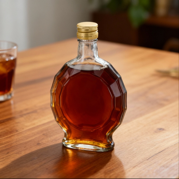 FĽAŠA MEDAILÓN 250ML + ZATVÁRACÍ KRYT FI 28, ZGRZ = 12 KS *3559