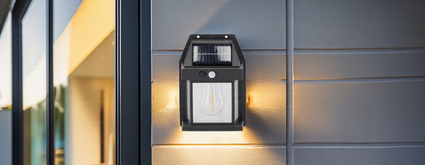 LAMPĂ SOLARĂ LED CU SENZOR DE MIȘCARE 14,4 x 4,7 x 14,9 CM *5653