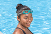 SWIM GOGGLES WITH COLORED LENSES