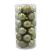 KPL. 30 BOMBEK 6 CM OLIVOVÝ/MEDENÝ/GRAPHITOVÝ *7238